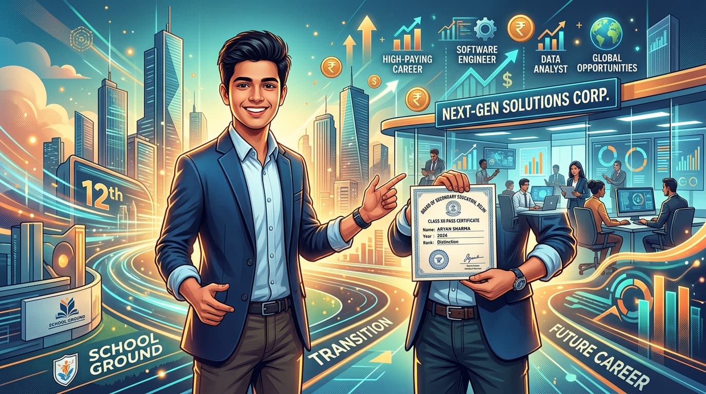 Highest Paying Jobs in India for 12th Pass Students (2026 Guide)